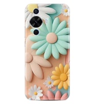 Huawei Nova 12S Kılıf Boutique Baskılı Resimli Rengarenk Çiçek Pcode -059