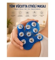 Mey İthalat® 9 BİLYELİ MASAJ ELDİVENİ