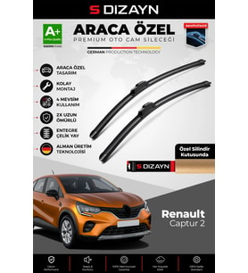 Renault Captur Ön Cam Silecek Seti 2020 Üzeri Premium Araca Özel 70-35 Cm A+ Kalite