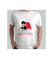 29 EKİM BASKILI KİŞİYE ÖZEL T-SHİRT YETİŞKİN