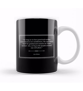 Mindfulness Ayya Khema Quote Kupa Bardak Porselen