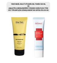 the fair. Multi Vitamin Jel Tonik 100 ml ve Cell Fusion C AQUATICA Güneş Kremi 50 ML