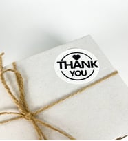 Thank You yuvarlak yapışkanlı sticker etiket 100 adet