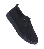 Ayzen 5150 Süet Siyah Kadın Loafer Ayakkabı