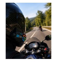 Mey İthalat® Motosiklet Kask Kamera Sistemi Gece Görüş Destekli Bluetooth ve Uzun Pil