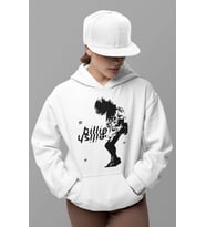 Tasarım Billie Eilish Baskılı Unisex Oversize Şarkıcı Hoodie