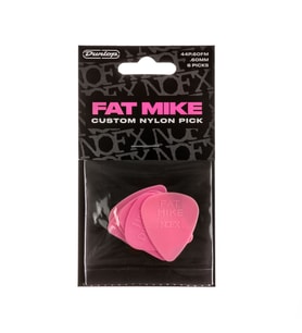 Jim Dunlop 44P.60FM Fat Mike Custom Nylon 6lı Paket Pena (0..60 mm)