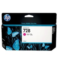 HP 728 Magenta Kırmızı 130ML Plotter Kartuşu F9J66A