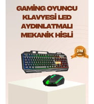 Mekanik LED Gaming Klavye Mouse Seti – Yüksek Tepki ve Ergonomi