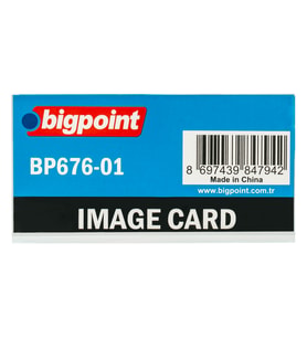 Bigpoint Akrilik İsimlik Dikdörtgen Şeffaf