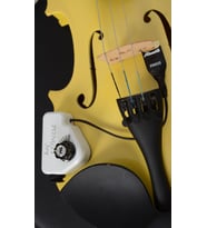 PONGEE JOY Model Akustik Keman İçin Ceramic Piezo Mikrofon Pasif Manyetik Pickup, Doğal Ton, 6.35mm Doğal Sesler (Beyaz - Kömür )