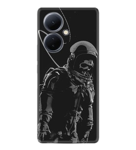 Vivo V29 Lite Kılıf Silikon Desen Özel Seri İskelet Astronot 1613