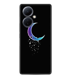 Vivo V29 Lite Kılıf Resimli Desenli Silikon Platinium Series Moon Star 1851