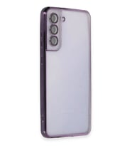 Galaxy S21 Fe Kılıf Lensli Silikon - Mor