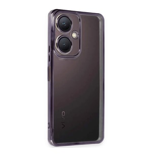 Vivo Y27 Kılıf Razer Lensli Silikon - Mor
