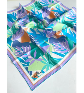 Silk Home Tivil Saf İpek 11406-05 Lila Karışık Desen