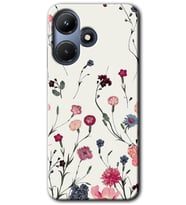 İnfinix Hot 30i Kılıf HD Desen Baskılı Kılıf - Mat Çiçek