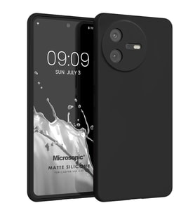 Microsonic Matte Silicone Casper Via A40 Kılıf Siyah