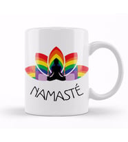 Namaste Yoga 01 Kupa Bardak Porselen
