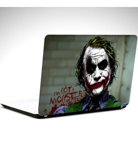 Joker Ben Monster Değilim Laptop Sticker 13 İnch (34X24CM)