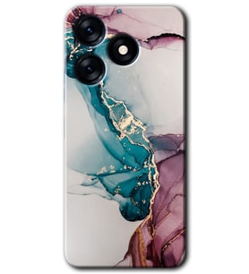 Tecno Spark 10C Kılıf HD Desen Baskılı Kılıf - Liquid Mermer