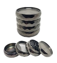 Siyah 56 mm. Grinder Herbal Öğütücüsü Parçalayıcı rb81sy