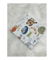 Eylülce Butik Çok Amaçlı Müslin Örtü & Battaniye %100 Pamuk Oeko-teks Sertifikalı 80x80 Cm (Parlak Beyaz)