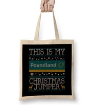 This Is My Poundland Christmas Jumper Bez Çanta Uzun Saplı