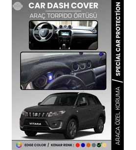 SUZUKİ GRAND VİTARA (2014-2021) Torpido Örtüsü Ön Göğüs Halı Torpido Koruma Tam Uyum Kaymaz