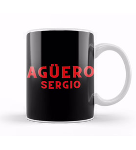 Sergio Agüero Kupa Bardak Porselen