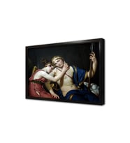Telemachus ve Eucharis Çerçeveli Mdf Tablo