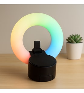 Northcity Bluetooth Mini Hoparlör USB Şarjlı LED Işıklı Telefon Tutucu