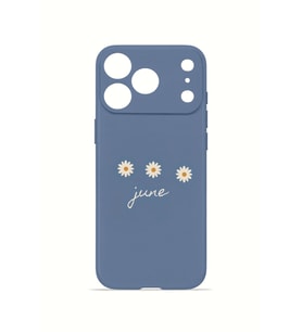 iPhone 17 Pro Vorian İnce Kamera Korumalı Mika Kılıf June Daisy Blue