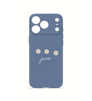 iPhone 17 Pro Vorian İnce Kamera Korumalı Mika Kılıf June Daisy Blue