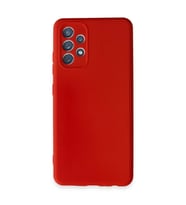 Samsung Galaxy A32 Kılıf First Silikon - Kırmızı