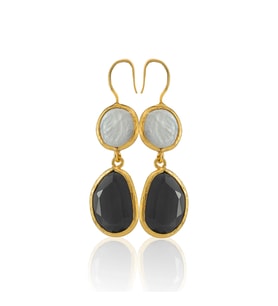 Kadir Jewellery 22 Ayar Altın Kaplama Kadın İnci Küpe -El İşçiliği Ve Hipoalerjenik Küpe