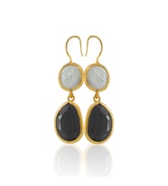 Kadir Jewellery 22 Ayar Altın Kaplama Kadın İnci Küpe -El İşçiliği Ve Hipoalerjenik Küpe