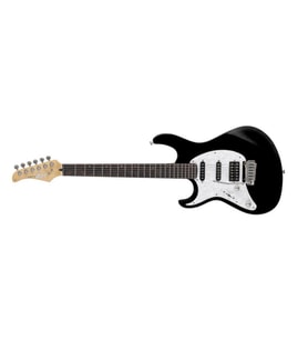 Cort G250LHBK Solak Elektro Gitar Siyah Renk, Sol El Uyumlu, S-S-H Manyetik Dizilimi, Tremolo Köprü Sistemi