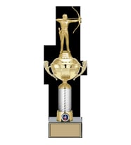ODAK KUPA - Figürlü Kupalar - Okçu Figürlü Kupalar FG-058 C - 41 cm