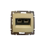 Legrand Valena İkili Telefon Prizi Krem