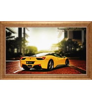 EV İŞYERİ OFİS İÇİN ALTIN ÇERÇEVELİ PASPARTULU TABLO S416