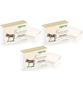 Agarta El Yapımı Doğal Sabun 150GR Eşek Sütü (3 Lü Set)