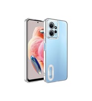 Xiaomi Redmi Note 12 4G Uyumlu Kılıf Kamera Korumalı Logo Gösteren Zore Omega Kapak