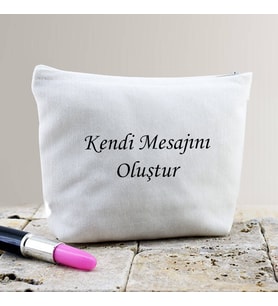 Kişiye Özel Tasarımlı  Bez El Çantası