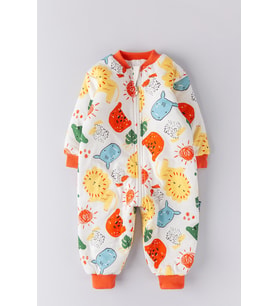 Sevimli Dostlar Figürlü Unisex Çocuk Uyku Tulumu (Çok Renkli)