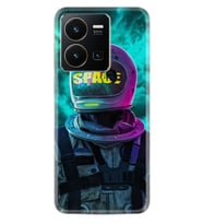 Vivo Y22 Kılıf Resimli Desenli Silikon Platinium Series Space 1854