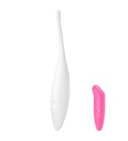 Satisyer Twirling Joy Telefon Uyumlu Erojen Bölgelere Özel Vibratör+Mini Vibratör
