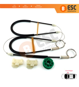 Audi A4 S4 RS4 B5 8D2 8D5 1994-2002 4/5 Kapı 8D0837462 İçin Elektrikli Ön Sağ Cam Kriko Tamir Seti
