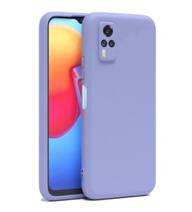 Vivo Y53s Kılıf Nano İçi Kadife Silikon - Lila
