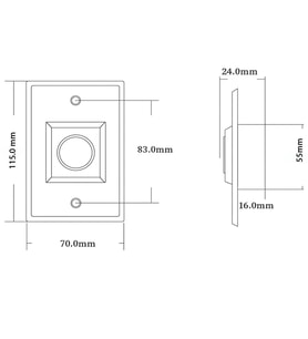 LOCKWAY LCW-TB22 No Touch Buton